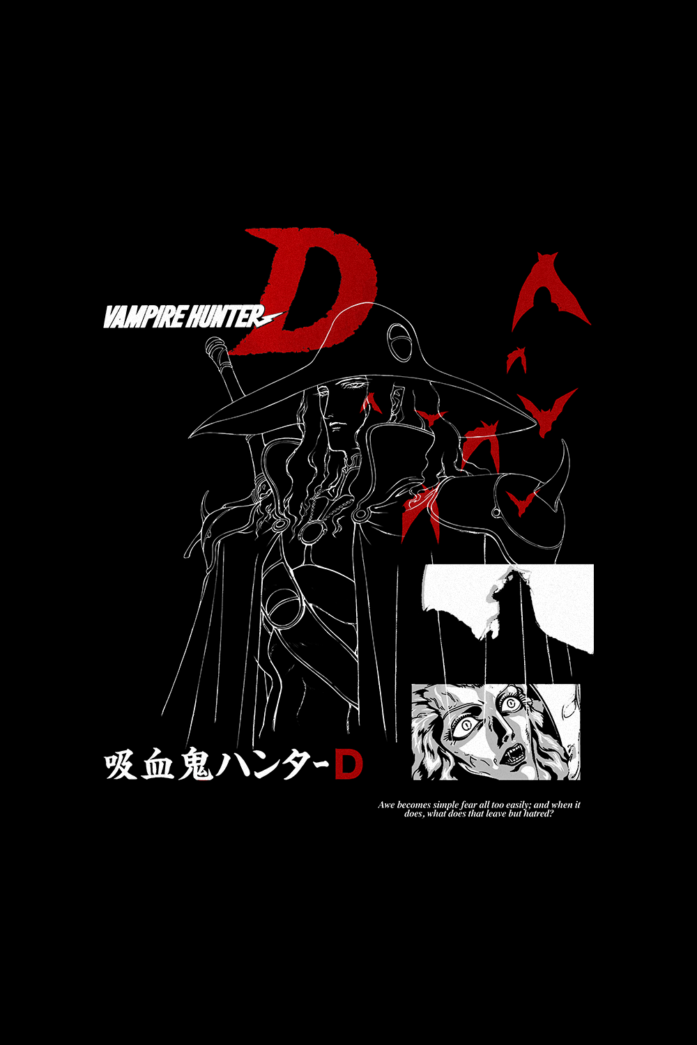 Vampire Hunter D Fear and Hatred Tee – Super Unofficial